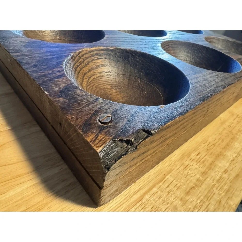 Antique Wooden Coin Tray Sorter Insert From Cash Drawer 19th-20th Century